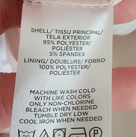 NWT Ann Taylor Long Collarless Blazer in Fluid Crepe, size 0, ivory - Picture 11 of 14